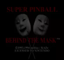 Image n° 3 - screenshots  : Super Pinball - Behind the Mask (Beta)